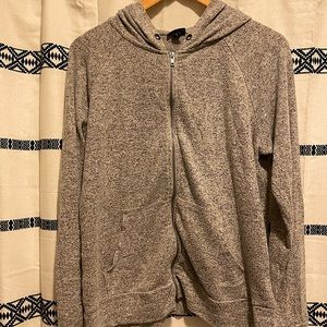 Gray Knit Hoodie from Torrid Size 1 (plus size)